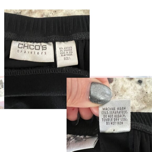 Travelers™ Side-Slit Maxi Skirt Black Size: 1 (Medium) - Picture 9 of 13